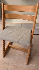 Stokke Tripp Trapp color rovere + cuscino incluso