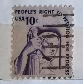 USA francobollo serie "Americana" 1975