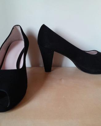 Scarpe donna Michelle Morelli camoscio nero 38