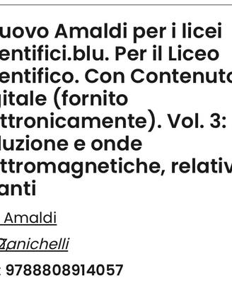 Libri 5º Liceo scientifico