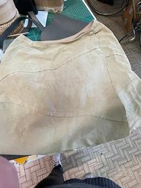 Gonna a portafoglio camoscio