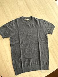 Maglia uomo blu maniche corte M