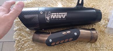 Mivv Mx-5 Inox Black per KTM 