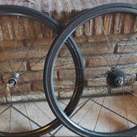 Durace ruote in carbonio tubolare