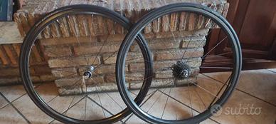 Durace ruote in carbonio tubolare