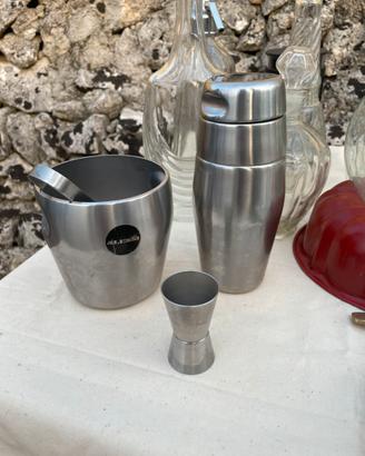 Set bar  Alessi – secchiello, shaker e dosatore
