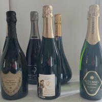 Set 7 bottiglie pregiate, piene!,  come da foto