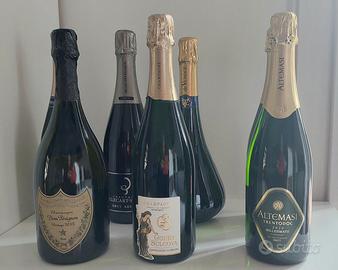 Set 7 bottiglie pregiate, piene!,  come da foto