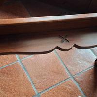 Struttura in legno massello per cappa aspirante