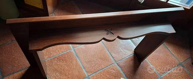 Struttura in legno massello per cappa aspirante