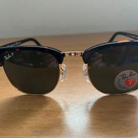 Ray-Ban Clubmaster Polarized RB3016 Nuovi Tortoise