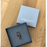 Collanina S'Agapò + Ciondolo S con brillante