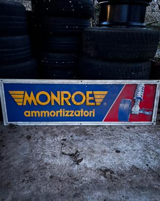 Cartello MONROE originale – insegna officina