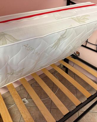 LETTO 1 PIAZZA IN FERRO BATTUTO COMPLETO