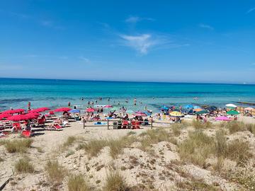 Spiaggia a pochi metri LIBERO LUGLIO GALLIPOLI MAR