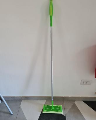 Scopa Swiffer + Ricariche Panni Catturapolvere