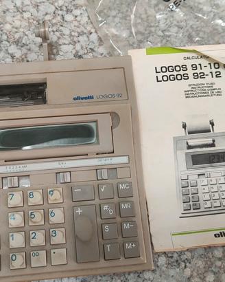 Calcolatrice Olivetti LOGOS 92