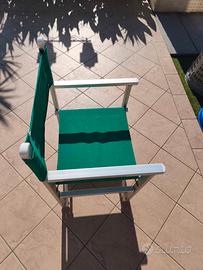 sedia regista da spiaggia