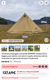 Tenda da campeggio  MCETO 400 PRO