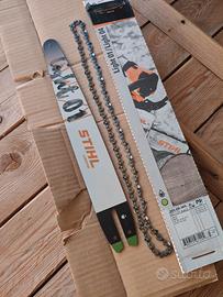 Lama barra e catena STIHL  per MS 192 193 194