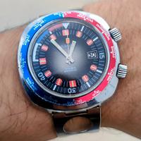 orologio aurore vintage skin diver sub GMT pepsi