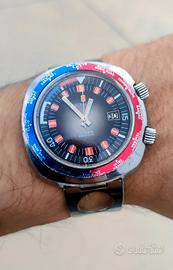 orologio aurore vintage skin diver sub GMT pepsi