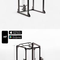 Gabbia bodybuilding power rack 900