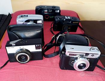 Lotto 5 Macchine Fotografiche vintage