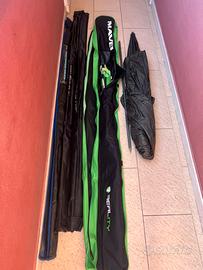 Attrezzatura da surfcasting ultramarine e shimano
