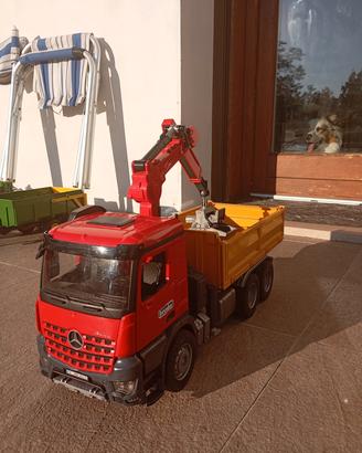 Lotto Bruder originale – 5 pezzi (trattori, rimorc