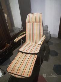 Sedia a sdraio pieghevole