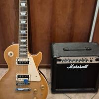 Kit Gibson Les Paul Classic+Marshall+Pedaliera