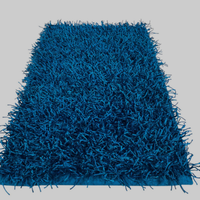 Tappeti spaghetti blu moderno