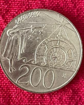 Moneta  200 lire di San Marino