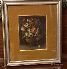 Nazzareno Vitali Bergamo olio su tavola quadro