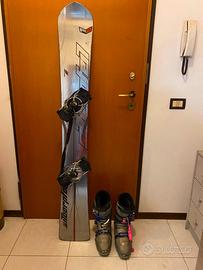 Snowboard F2 Silberpfeil Alpine Hard ~170 cm + att