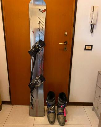 Snowboard F2 Silberpfeil Alpine Hard ~170 cm + att