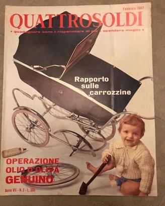 Rivista "QUATTROSOLDI" editoriale Domus.