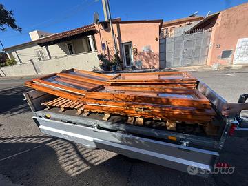 Finestre  in legno usate