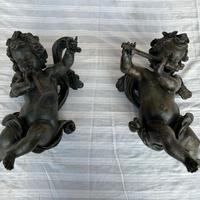 Coppia di Putti Amorini