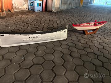 Barchetta in vero legno originale Lago D’ Iseo