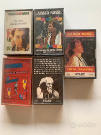 N. 5 Musicassette Vasco Rossi rare anni ‘80