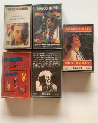 N. 5 Musicassette Vasco Rossi rare anni ‘80