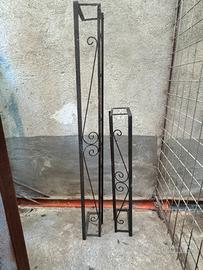 Due balconcini per pisnti da finestra in ferro