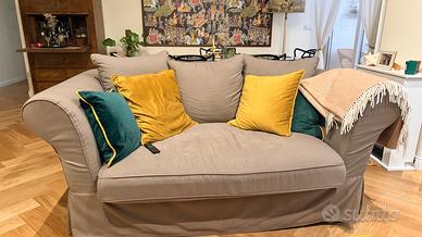 Divano 2 posti color tortota