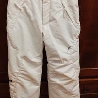 PANTALONI SCI+MAGLIA PILE+GUANTI+SOTTOCASCO