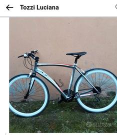   bicicletta su strada