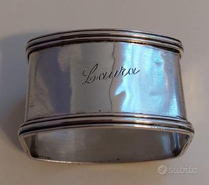 PORTATOVAGLIOLO ARGENTO 800 VINTAGE LAURA