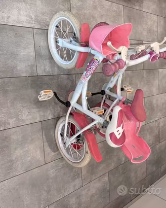 2 bici bambina dai 3 ai 7 anni