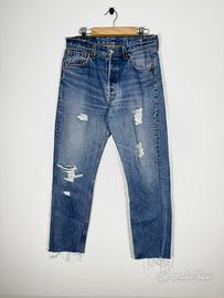 Jeans levi's 501 denim straight fit it44 denim